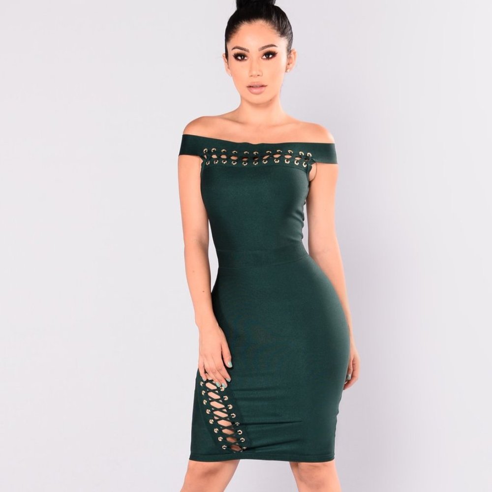 Fashion Nova The Feeling Bandage Dress